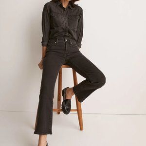 NWT Madewell Cali Demi Boot in Starkey Wash 9.5” Rise Size 31